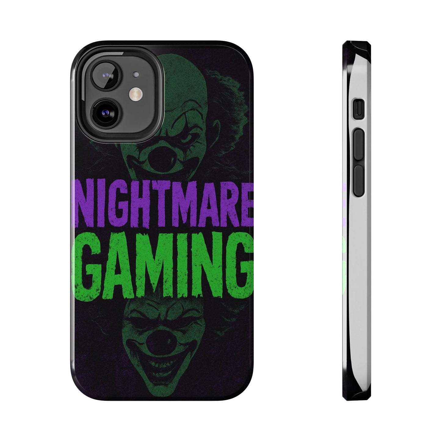 Nightmare Gaming Phone Cases, Tough Gaming Case, Halloween Phone Accessories, Geeky Gift, Horror Merchandise, Clown Design Cases