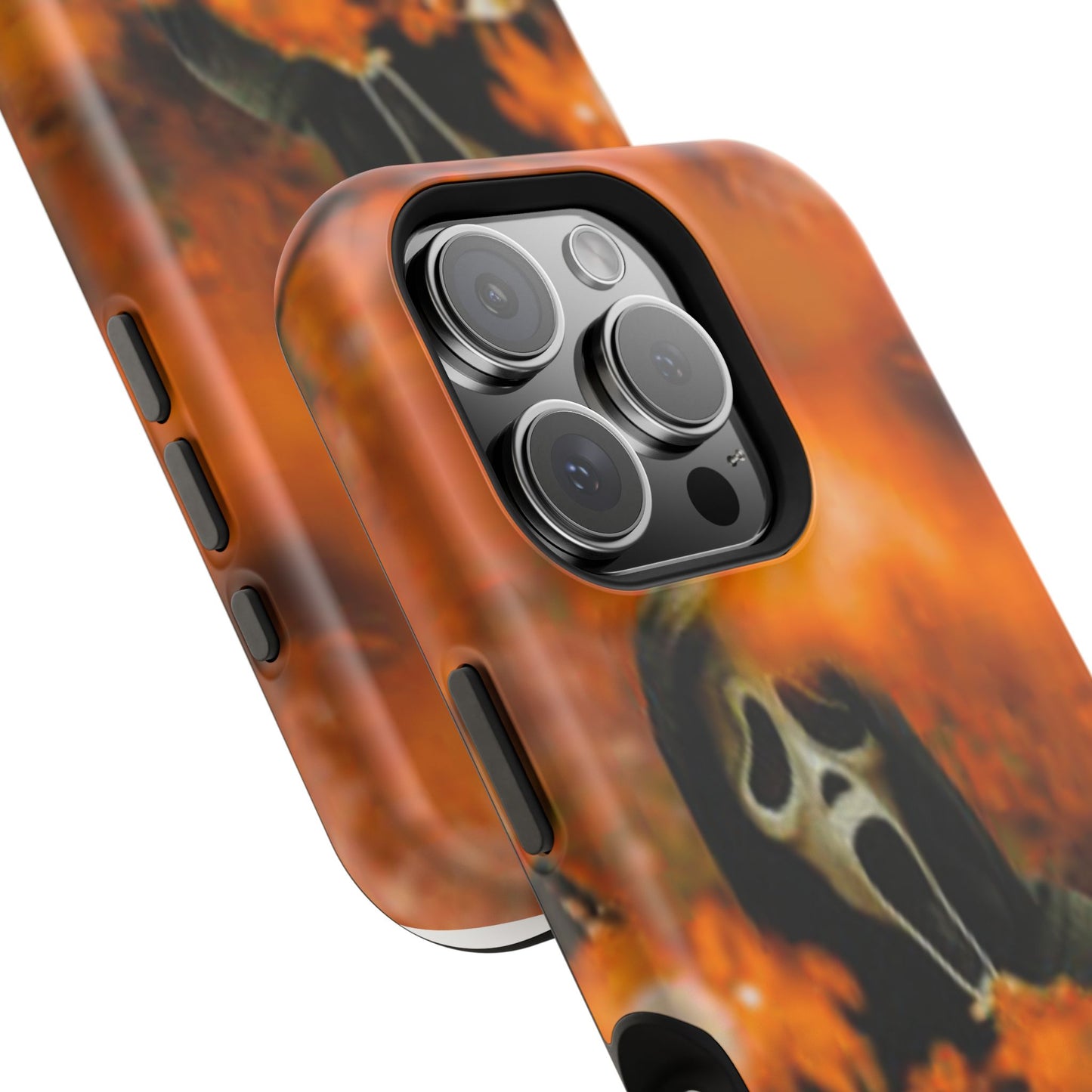 Unique Magnetic Phone Case, Halloween Gift, Horror Design, Protective Cover, Ghost Face Style, Fall Aesthetic