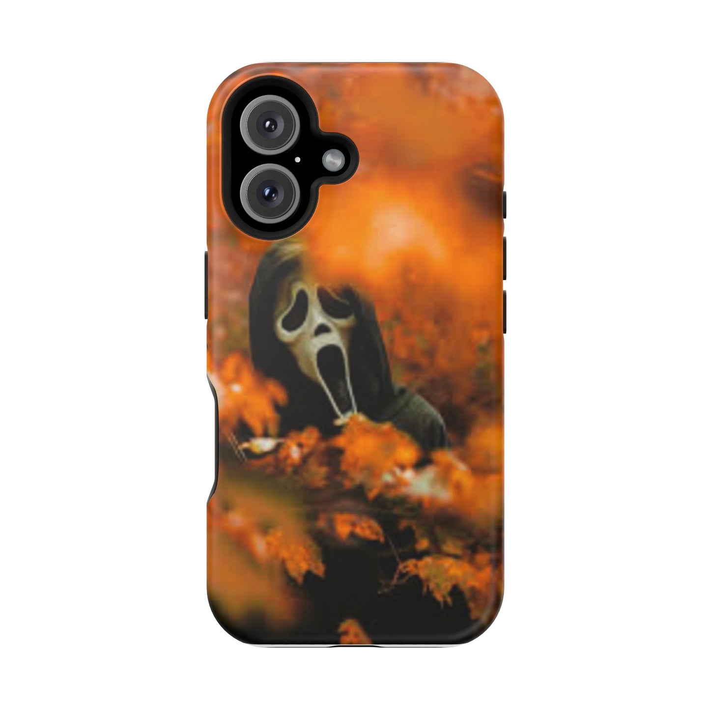 Unique Magnetic Phone Case, Halloween Gift, Horror Design, Protective Cover, Ghost Face Style, Fall Aesthetic