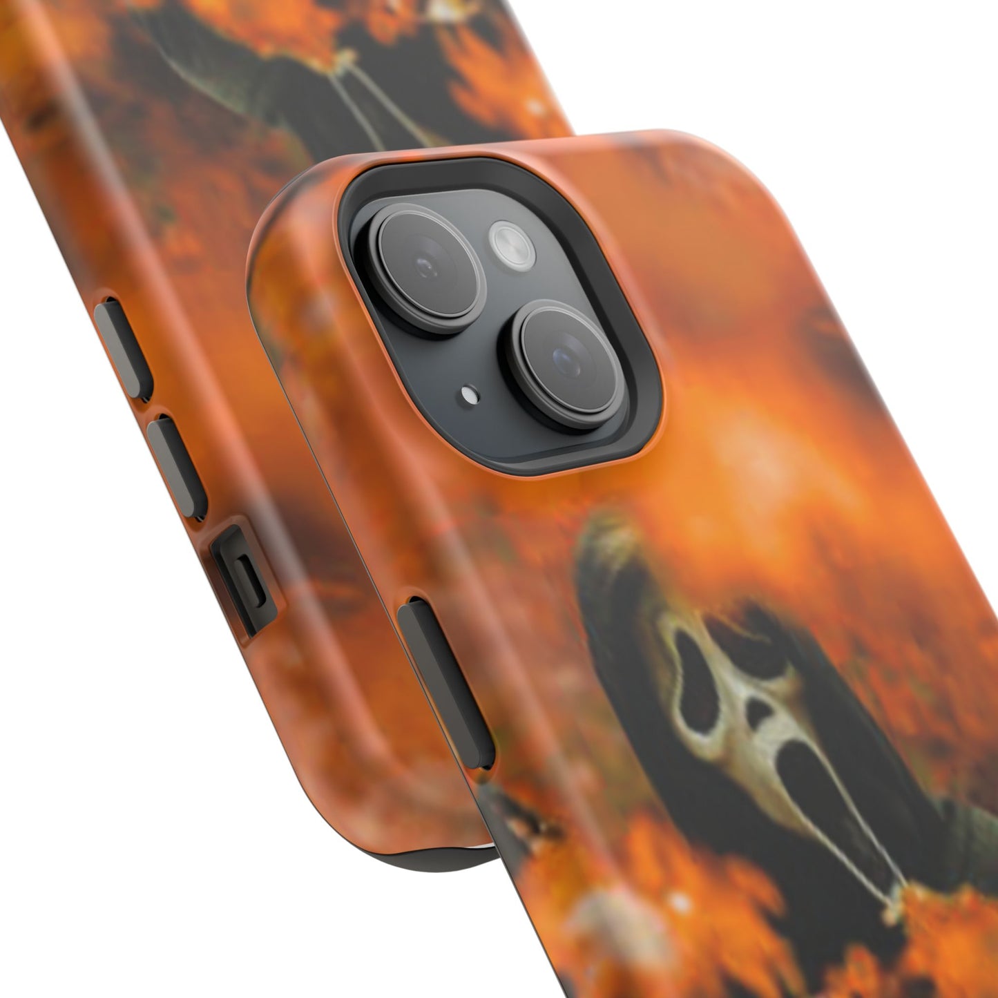 Unique Magnetic Phone Case, Halloween Gift, Horror Design, Protective Cover, Ghost Face Style, Fall Aesthetic