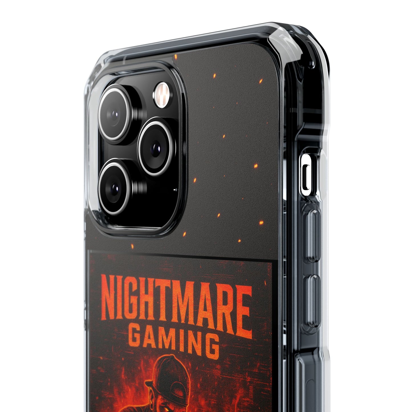 Gaming Phone Case, Nightmare Gaming Clear Impact Case, Stylish Gaming Accessories, Protective Case for Gamers, Unique Gift for Gamers