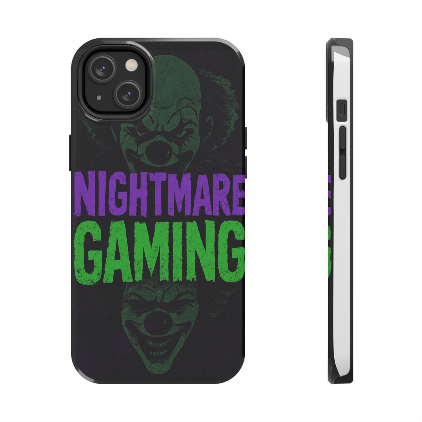 Nightmare Gaming Phone Cases, Tough Gaming Case, Halloween Phone Accessories, Geeky Gift, Horror Merchandise, Clown Design Cases