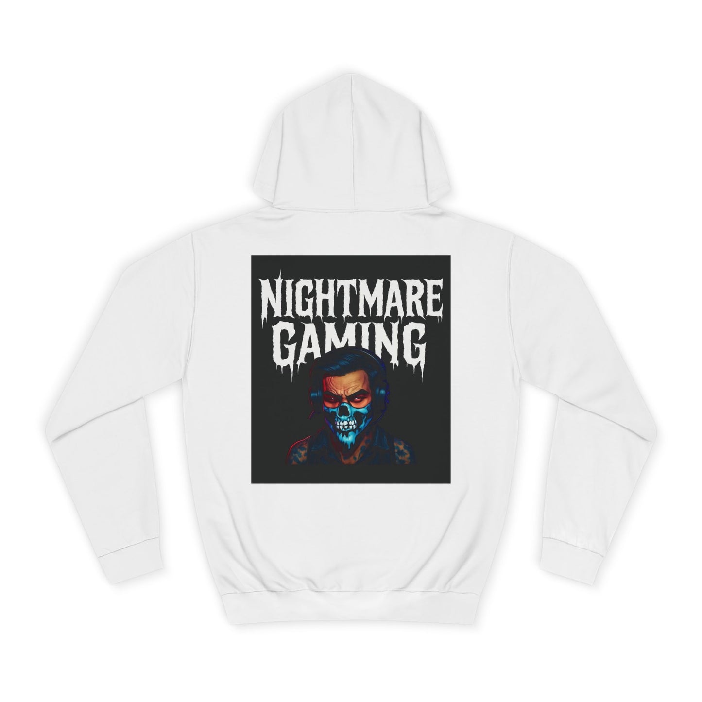 Unisex Gaming Hoodie with Nightmare Design, Perfect for College Students, Gamers, Casual Wear, Gift for Him or Her