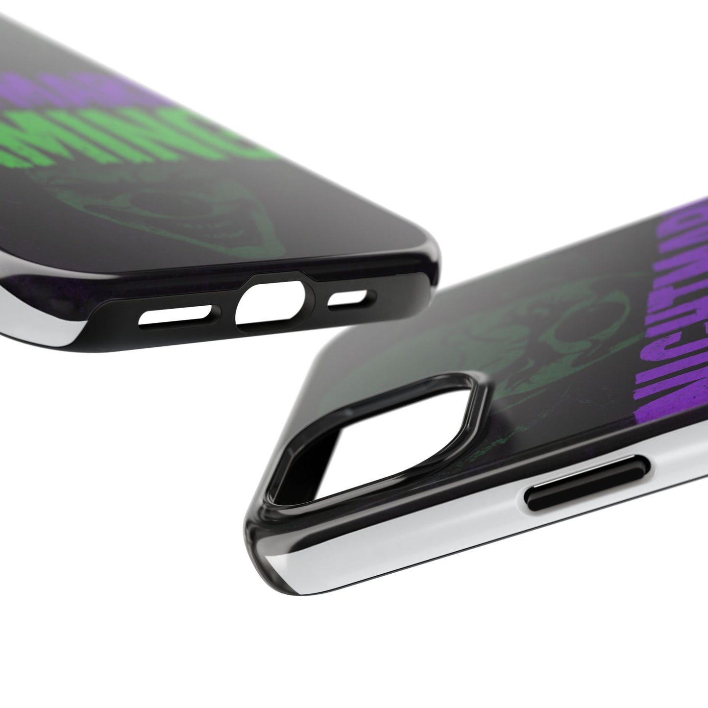 Nightmare Gaming Phone Cases, Tough Gaming Case, Halloween Phone Accessories, Geeky Gift, Horror Merchandise, Clown Design Cases