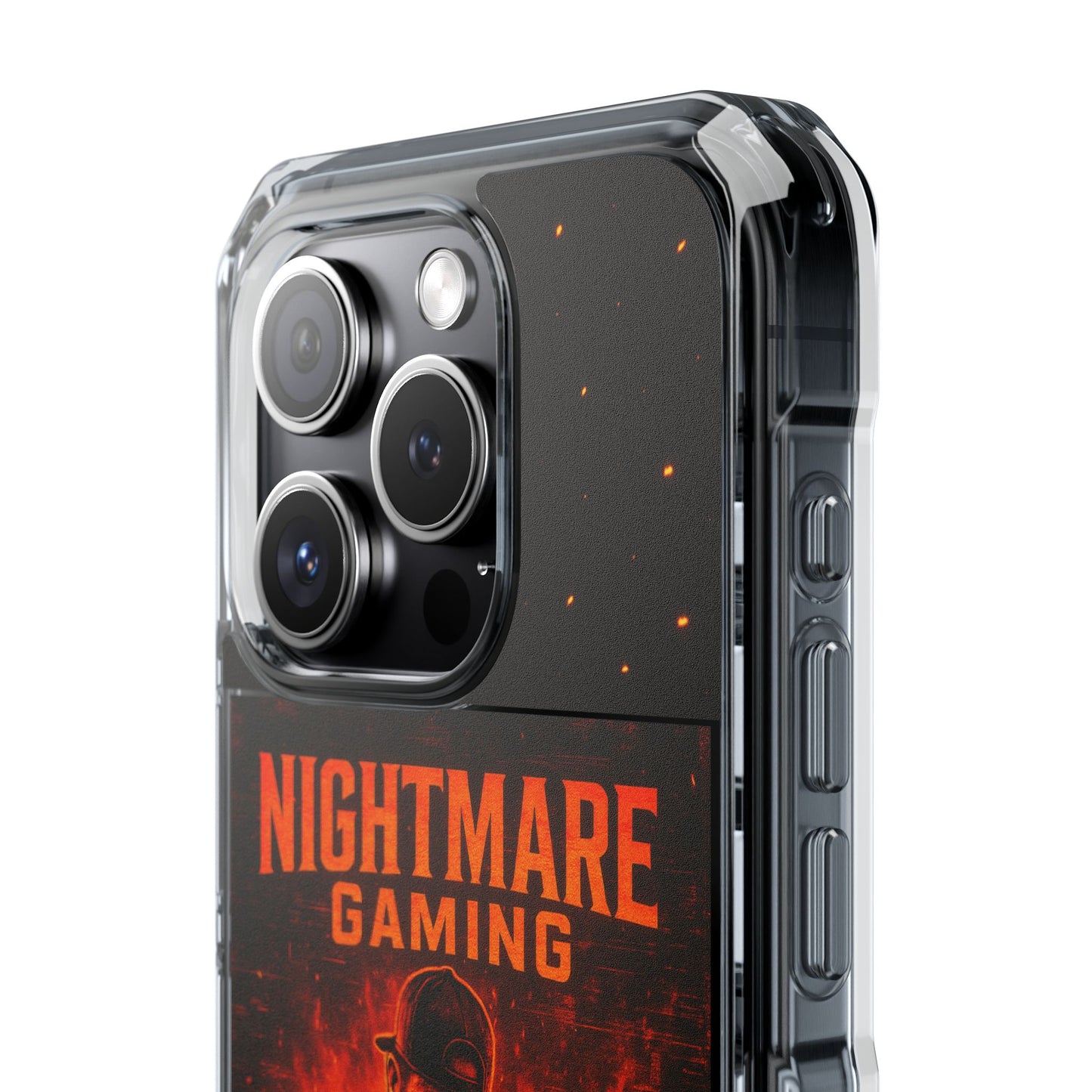 Gaming Phone Case, Nightmare Gaming Clear Impact Case, Stylish Gaming Accessories, Protective Case for Gamers, Unique Gift for Gamers