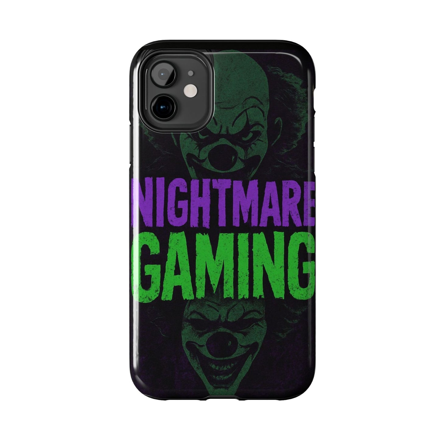 Nightmare Gaming Phone Cases, Tough Gaming Case, Halloween Phone Accessories, Geeky Gift, Horror Merchandise, Clown Design Cases
