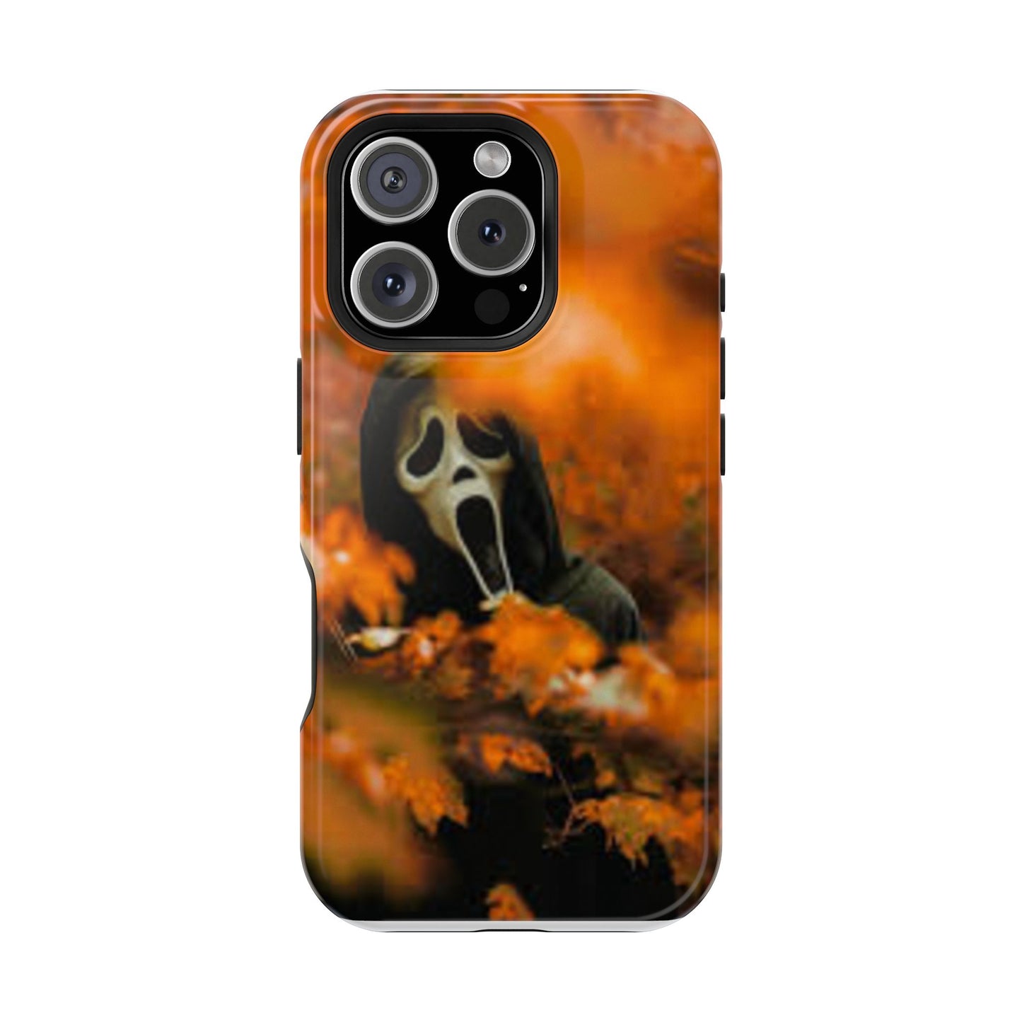 Unique Magnetic Phone Case, Halloween Gift, Horror Design, Protective Cover, Ghost Face Style, Fall Aesthetic