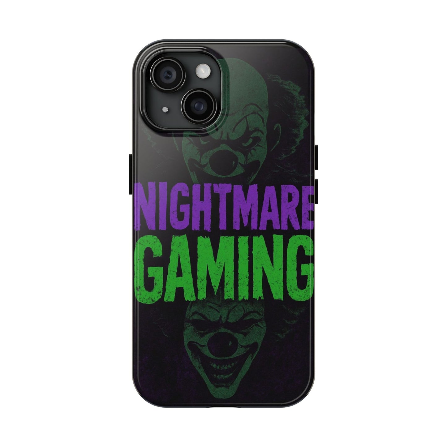 Nightmare Gaming Phone Cases, Tough Gaming Case, Halloween Phone Accessories, Geeky Gift, Horror Merchandise, Clown Design Cases