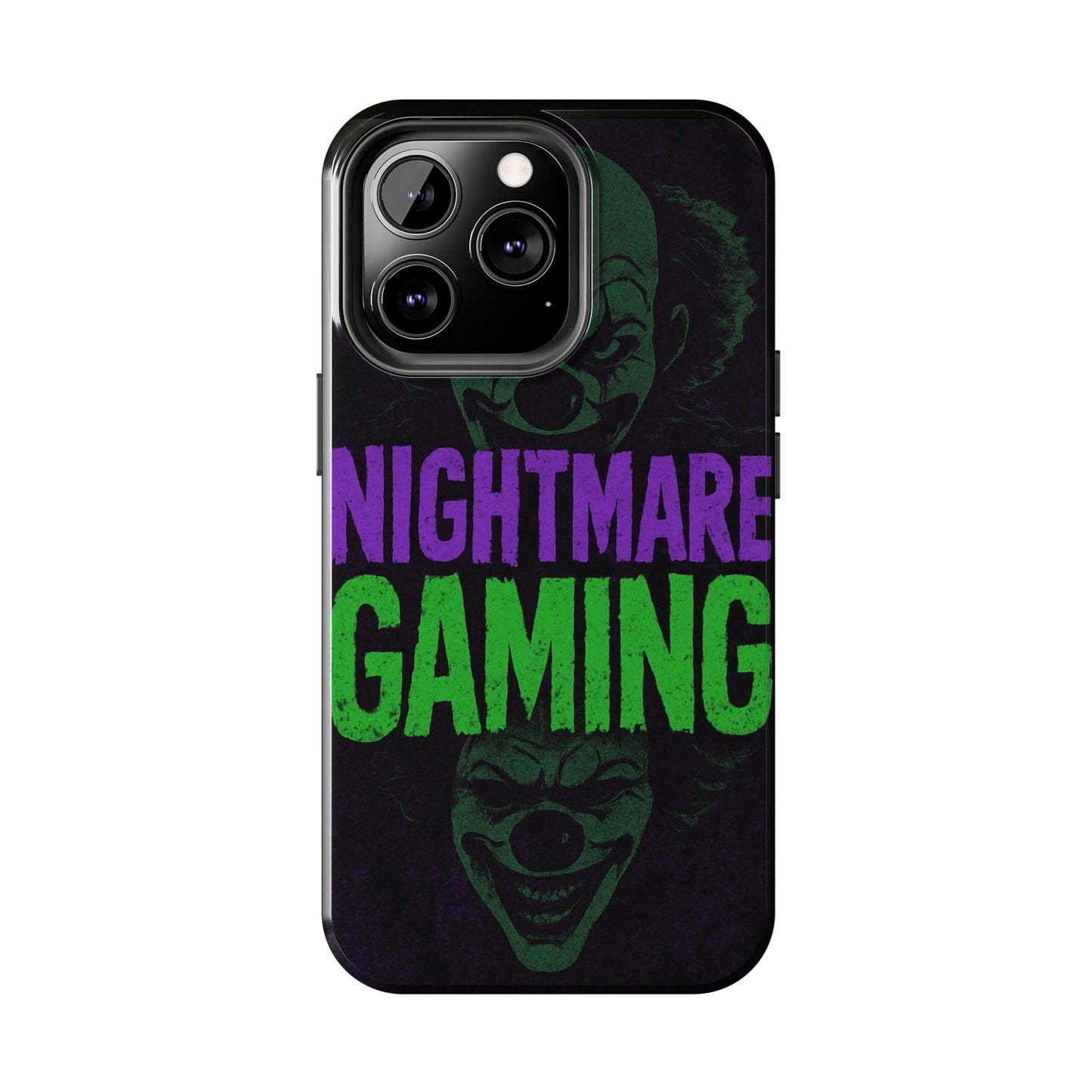 Nightmare Gaming Phone Cases, Tough Gaming Case, Halloween Phone Accessories, Geeky Gift, Horror Merchandise, Clown Design Cases