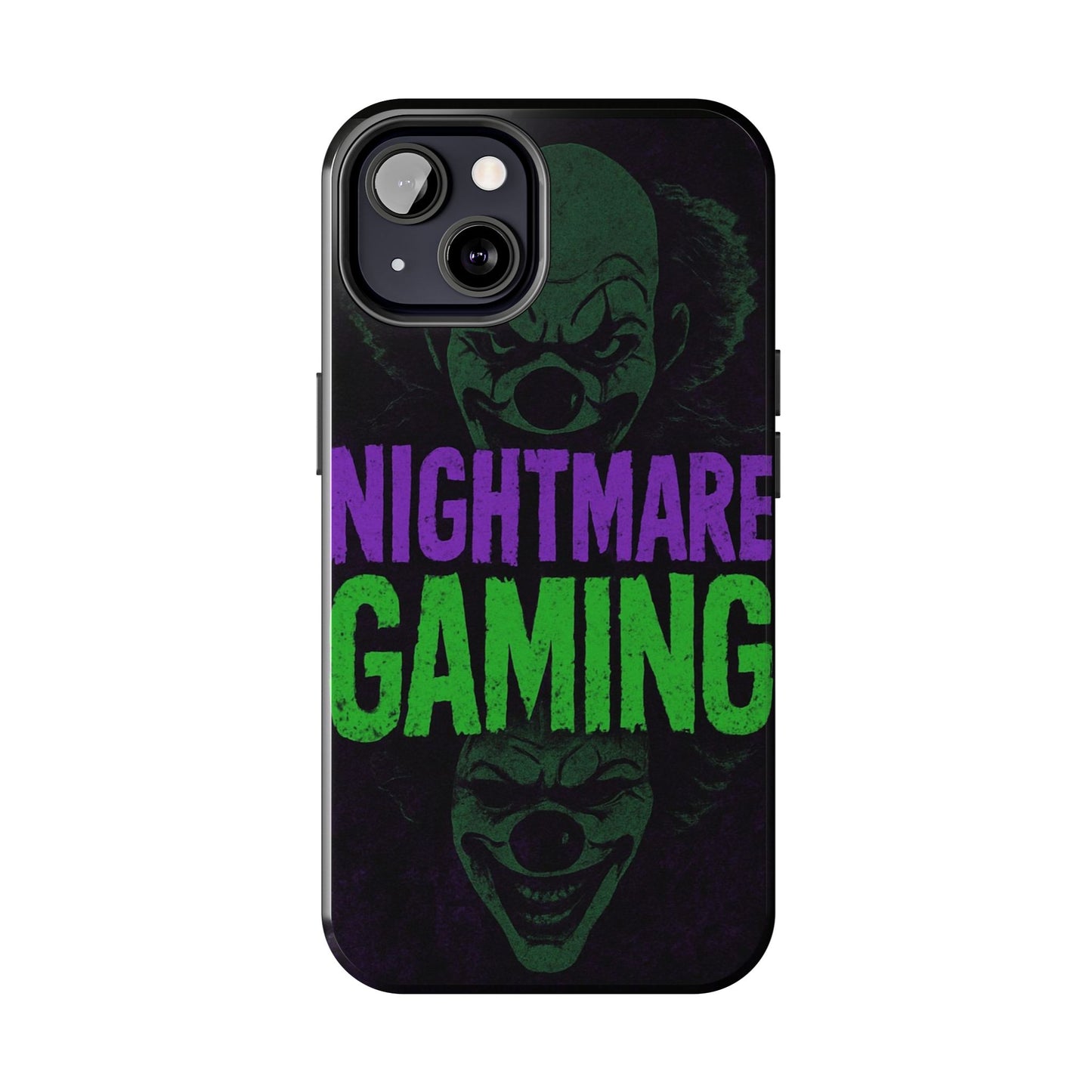 Nightmare Gaming Phone Cases, Tough Gaming Case, Halloween Phone Accessories, Geeky Gift, Horror Merchandise, Clown Design Cases
