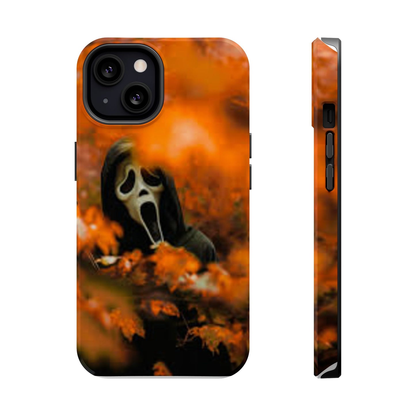 Unique Magnetic Phone Case, Halloween Gift, Horror Design, Protective Cover, Ghost Face Style, Fall Aesthetic