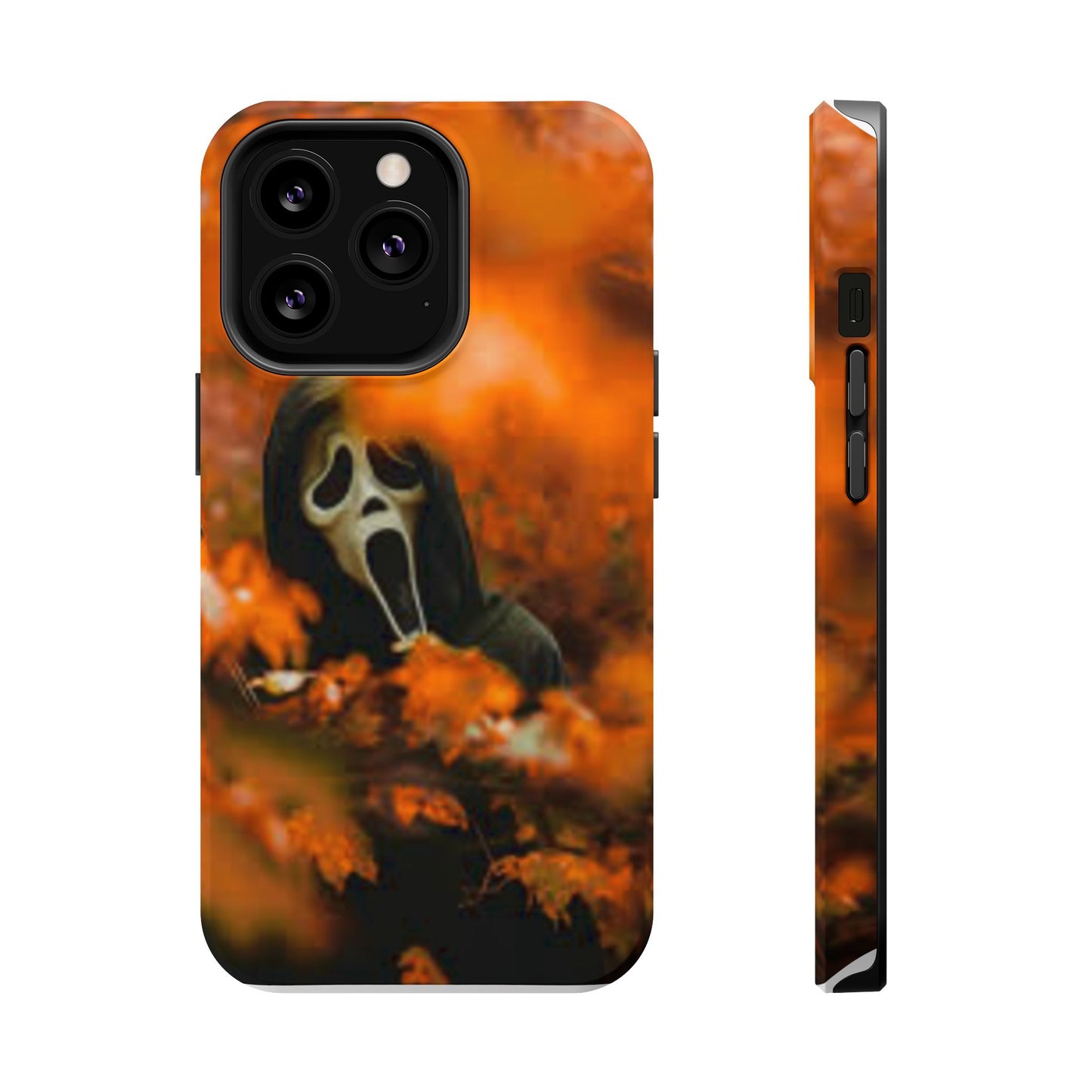 Unique Magnetic Phone Case, Halloween Gift, Horror Design, Protective Cover, Ghost Face Style, Fall Aesthetic