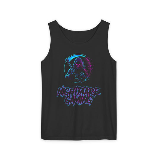 Nightmare Gaming Unisex Tank Top, Casual Wear, Gaming Apparel, Comfy Gym Top, Sleepwear, Summer Style, Unique Gift Idea
