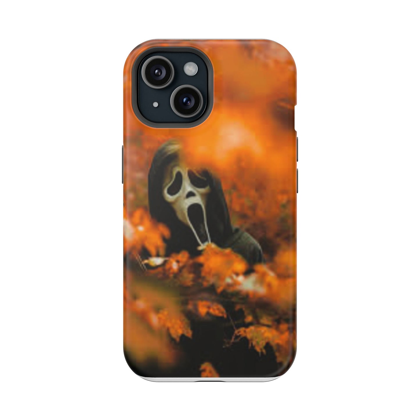 Unique Magnetic Phone Case, Halloween Gift, Horror Design, Protective Cover, Ghost Face Style, Fall Aesthetic