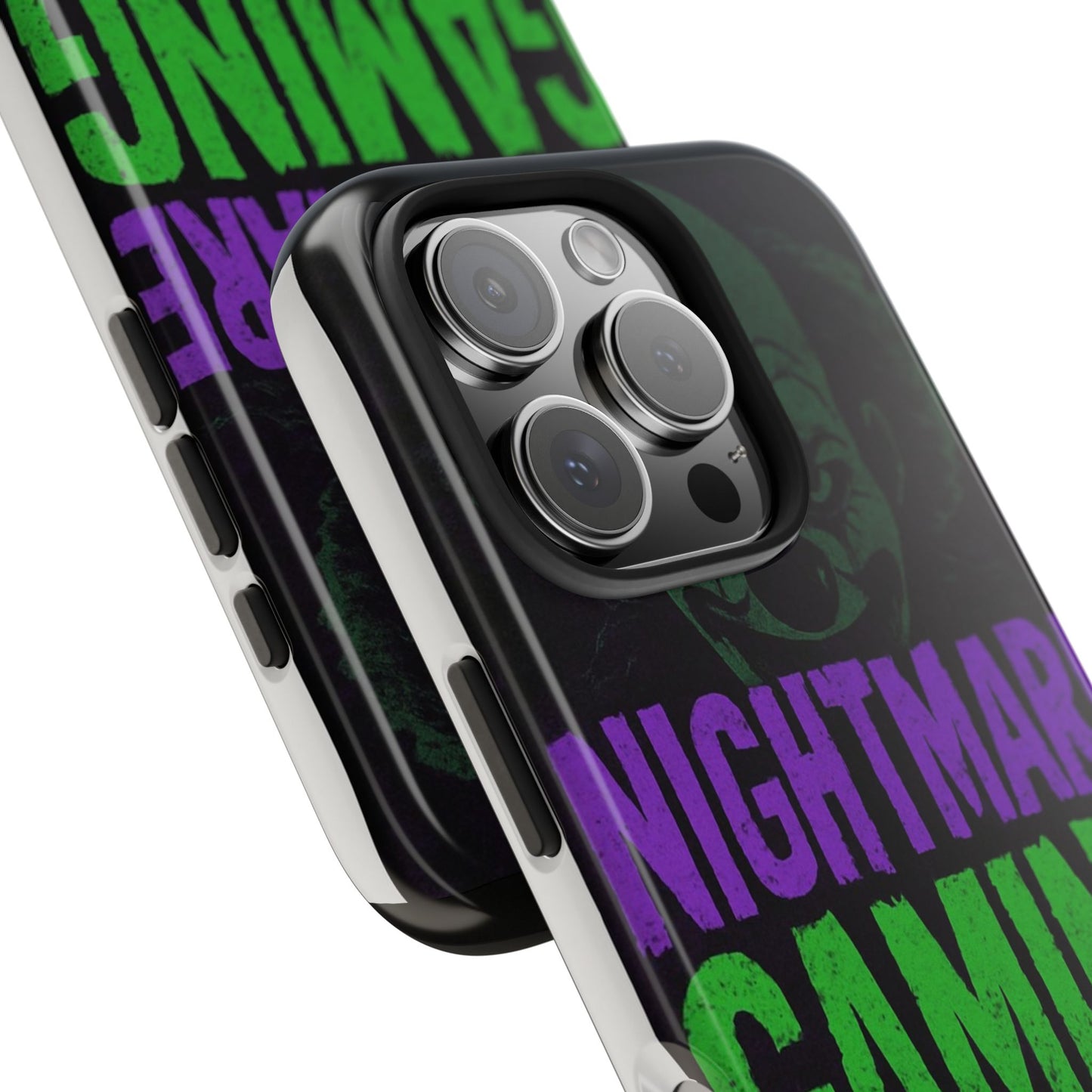 Nightmare Gaming Phone Cases, Tough Gaming Case, Halloween Phone Accessories, Geeky Gift, Horror Merchandise, Clown Design Cases