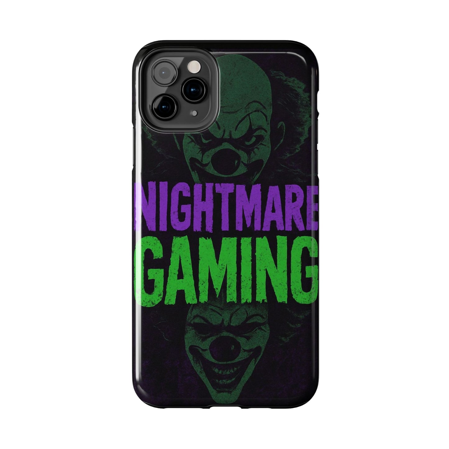 Nightmare Gaming Phone Cases, Tough Gaming Case, Halloween Phone Accessories, Geeky Gift, Horror Merchandise, Clown Design Cases
