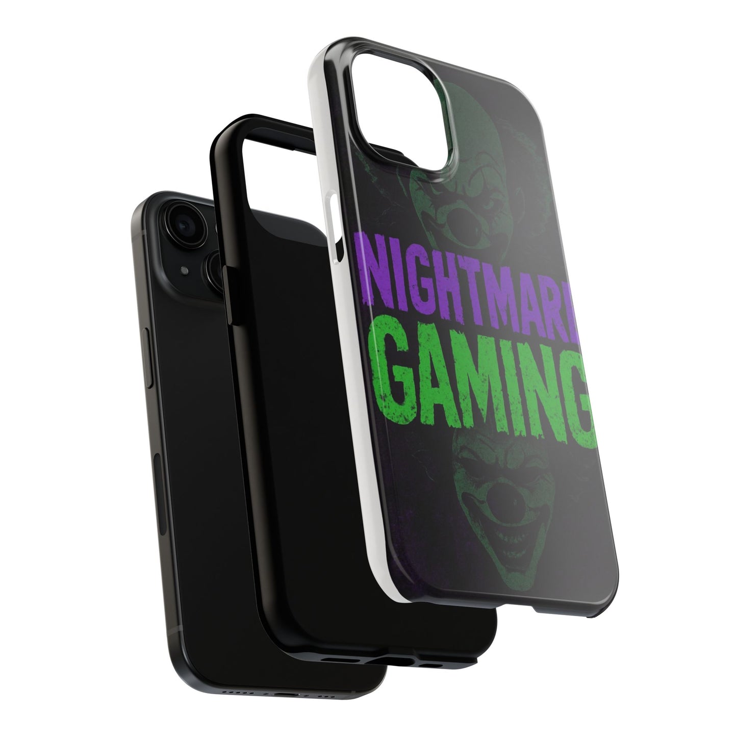 Nightmare Gaming Phone Cases, Tough Gaming Case, Halloween Phone Accessories, Geeky Gift, Horror Merchandise, Clown Design Cases