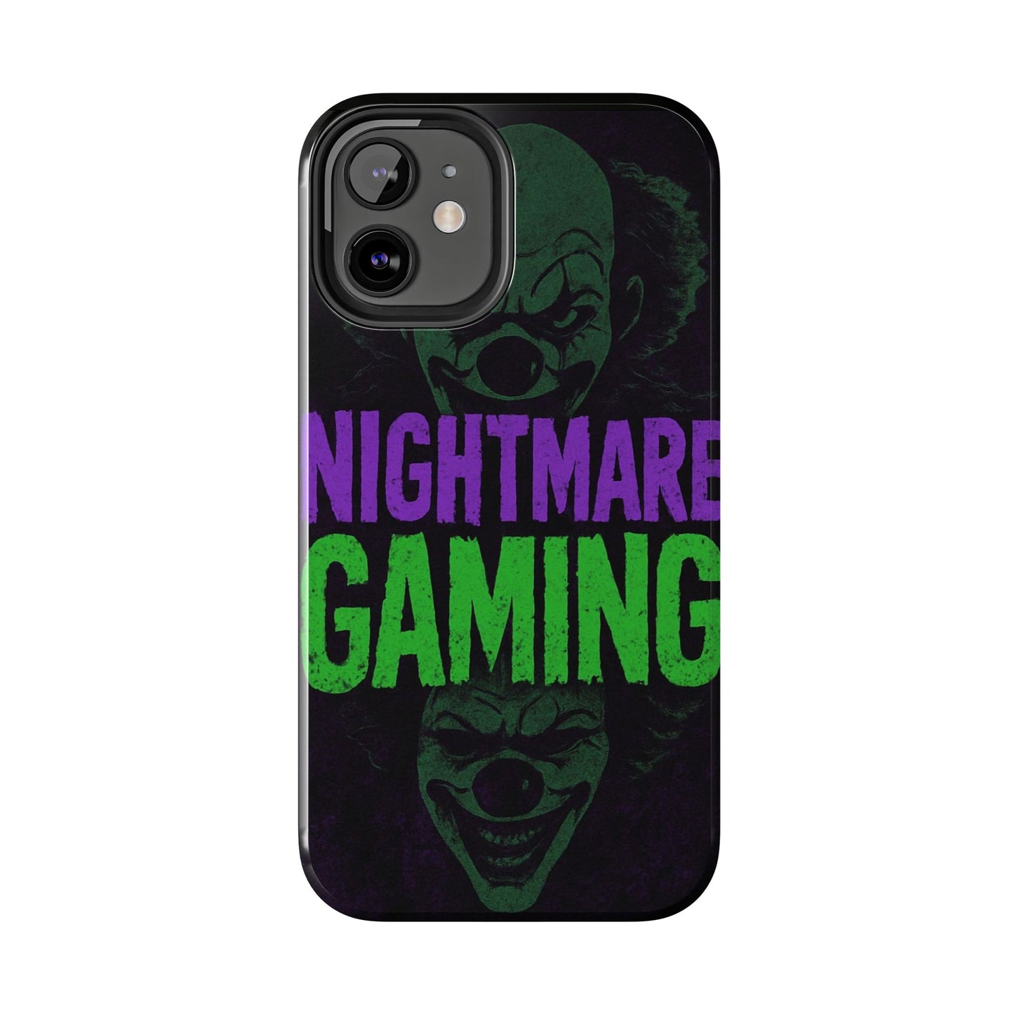 Nightmare Gaming Phone Cases, Tough Gaming Case, Halloween Phone Accessories, Geeky Gift, Horror Merchandise, Clown Design Cases