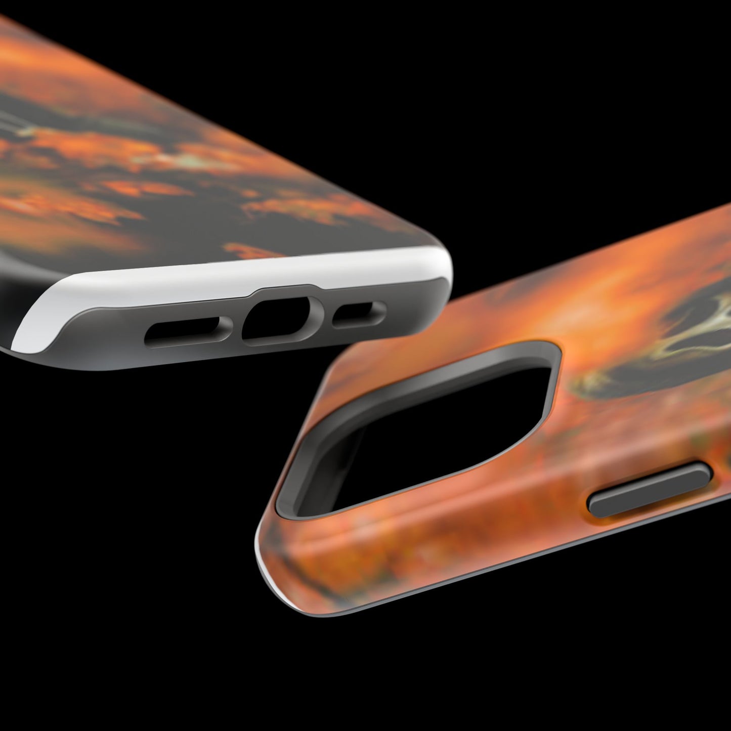 Unique Magnetic Phone Case, Halloween Gift, Horror Design, Protective Cover, Ghost Face Style, Fall Aesthetic