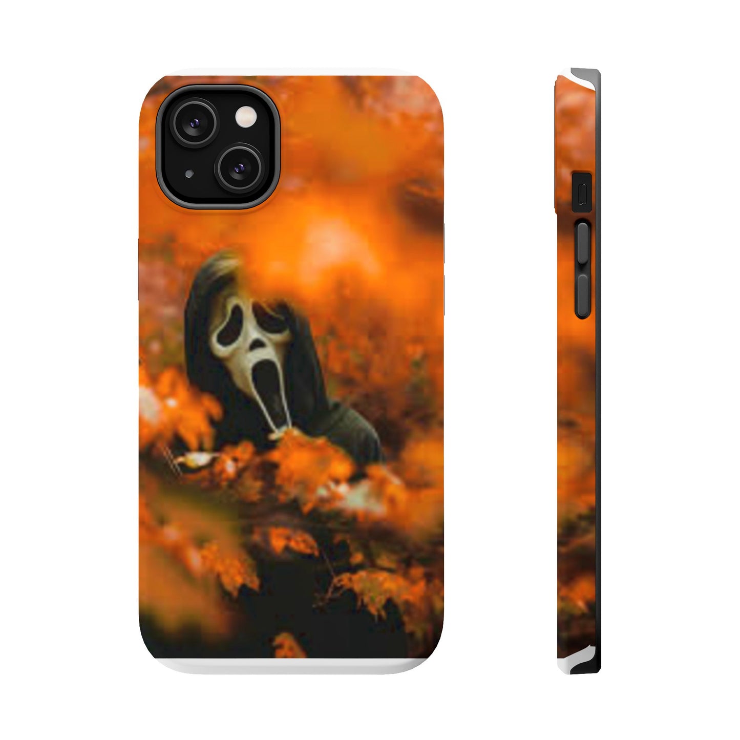 Unique Magnetic Phone Case, Halloween Gift, Horror Design, Protective Cover, Ghost Face Style, Fall Aesthetic