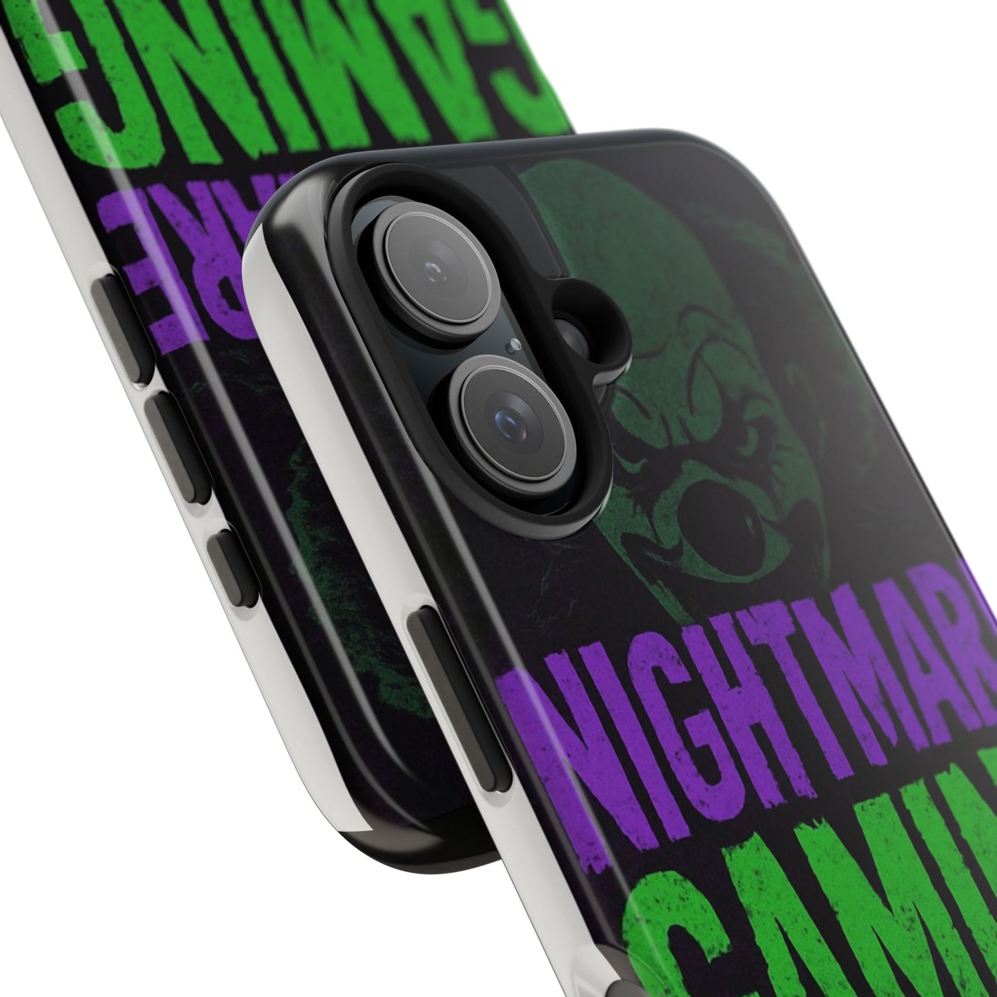 Nightmare Gaming Phone Cases, Tough Gaming Case, Halloween Phone Accessories, Geeky Gift, Horror Merchandise, Clown Design Cases