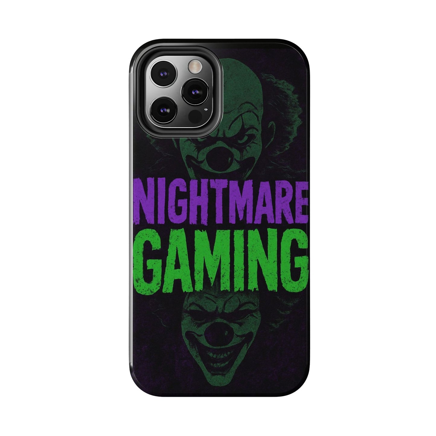 Nightmare Gaming Phone Cases, Tough Gaming Case, Halloween Phone Accessories, Geeky Gift, Horror Merchandise, Clown Design Cases