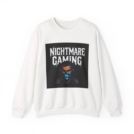 Nightmare Gaming Sweatshirt, Unisex Crewneck, Cozy Gaming Wear, Gift for Gamers, Halloween Apparel, Casual Hoodie Alternative