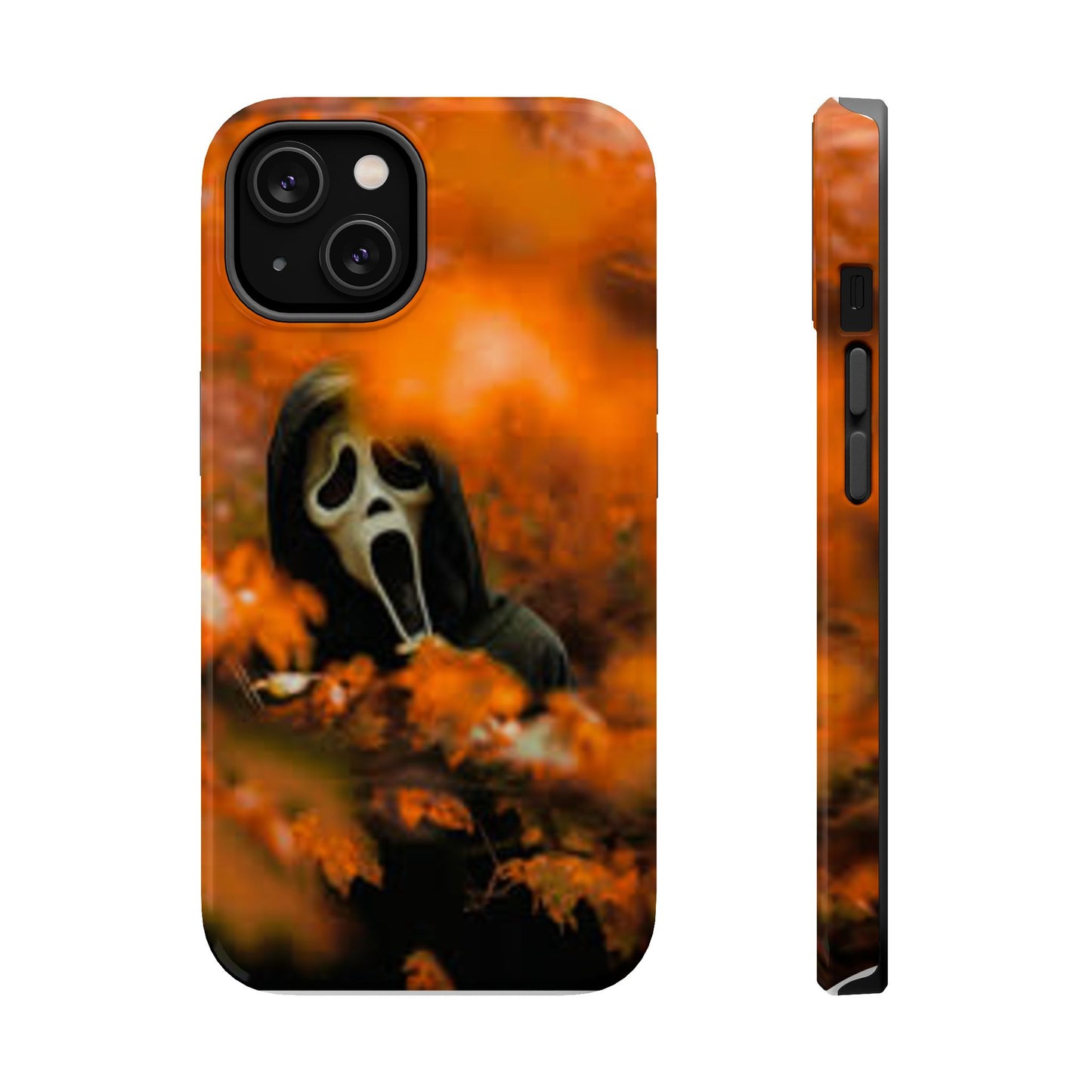 Unique Magnetic Phone Case, Halloween Gift, Horror Design, Protective Cover, Ghost Face Style, Fall Aesthetic