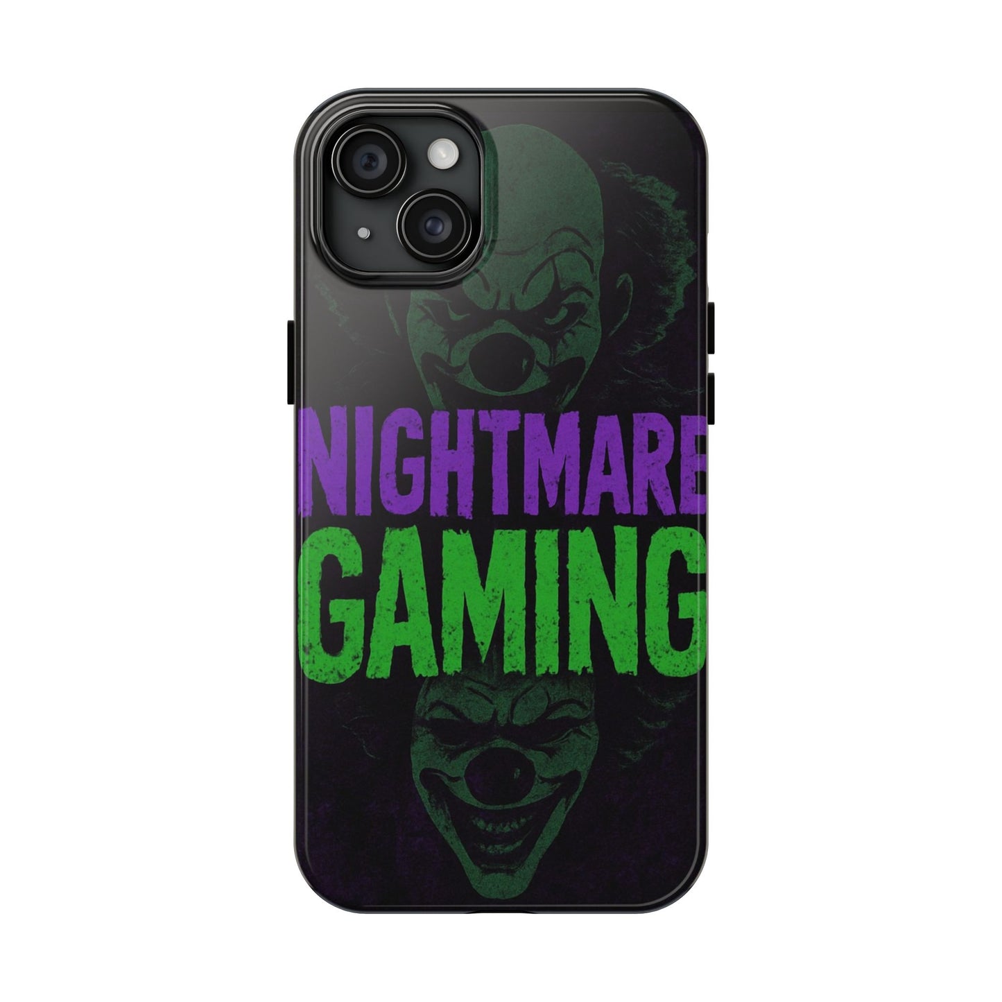 Nightmare Gaming Phone Cases, Tough Gaming Case, Halloween Phone Accessories, Geeky Gift, Horror Merchandise, Clown Design Cases