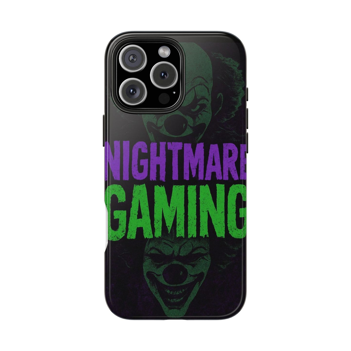 Nightmare Gaming Phone Cases, Tough Gaming Case, Halloween Phone Accessories, Geeky Gift, Horror Merchandise, Clown Design Cases