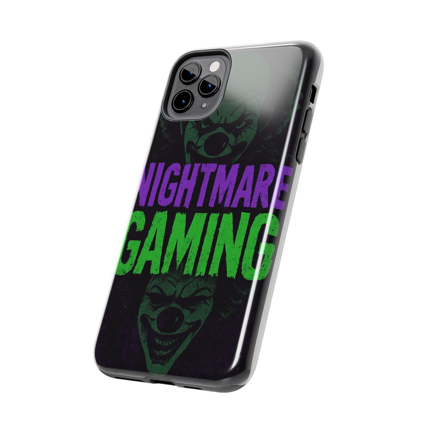 Nightmare Gaming Phone Cases, Tough Gaming Case, Halloween Phone Accessories, Geeky Gift, Horror Merchandise, Clown Design Cases