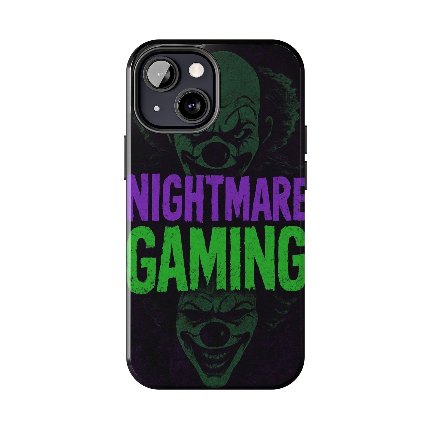 Nightmare Gaming Phone Cases, Tough Gaming Case, Halloween Phone Accessories, Geeky Gift, Horror Merchandise, Clown Design Cases