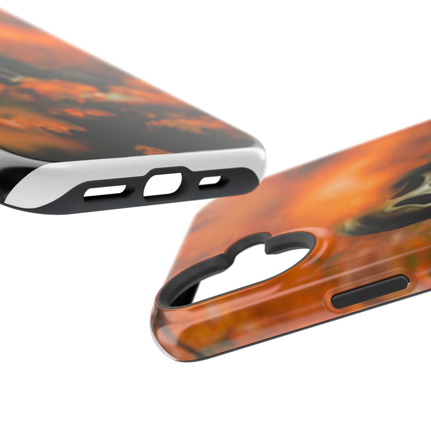 Unique Magnetic Phone Case, Halloween Gift, Horror Design, Protective Cover, Ghost Face Style, Fall Aesthetic