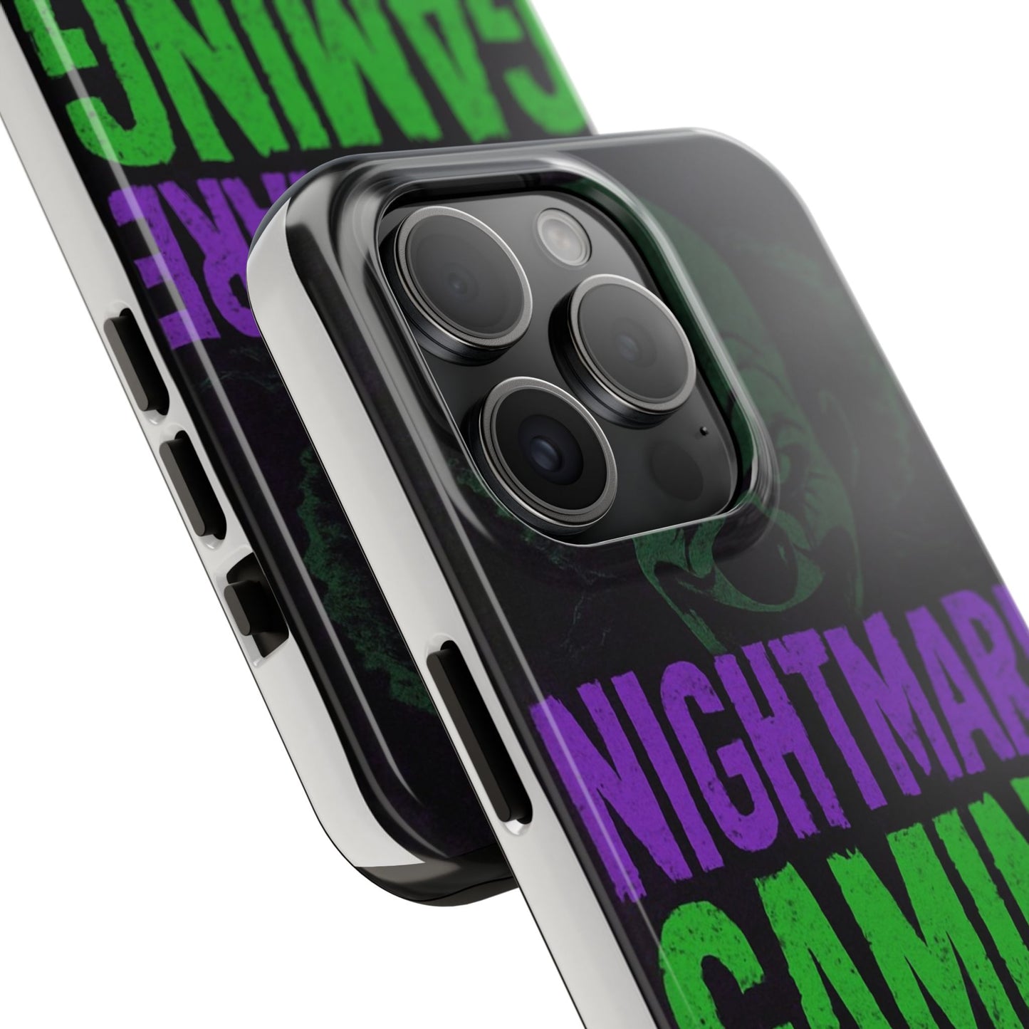 Nightmare Gaming Phone Cases, Tough Gaming Case, Halloween Phone Accessories, Geeky Gift, Horror Merchandise, Clown Design Cases