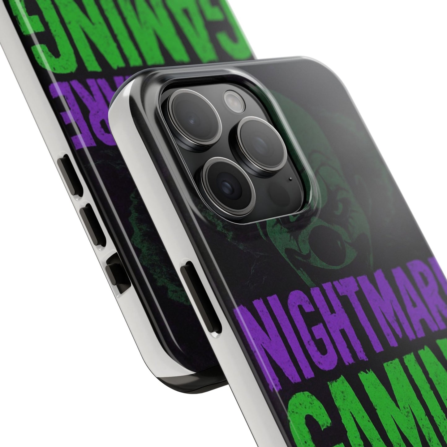 Nightmare Gaming Phone Cases, Tough Gaming Case, Halloween Phone Accessories, Geeky Gift, Horror Merchandise, Clown Design Cases