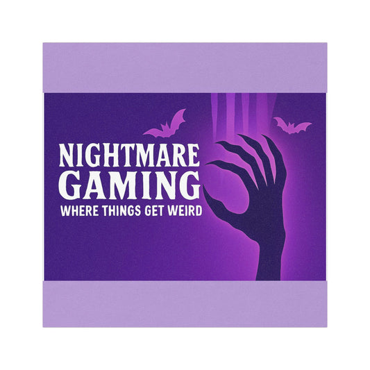 Nightmare Gaming Car Magnet - Spooky Decor, Halloween Gift, Gamer Accessory, Automotive Decor, Fun Bumper Sticker