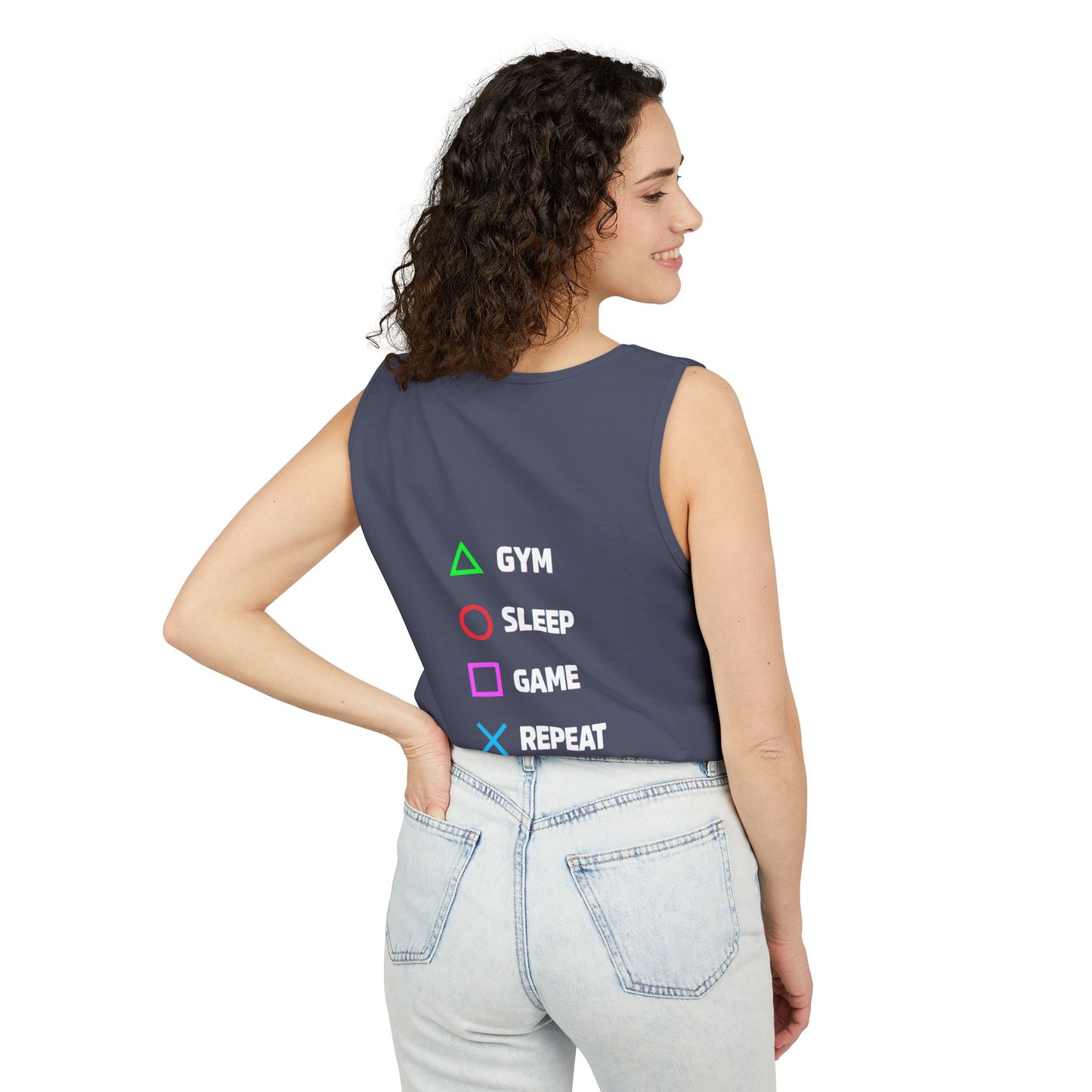 Nightmare Gaming Unisex Tank Top, Casual Wear, Gaming Apparel, Comfy Gym Top, Sleepwear, Summer Style, Unique Gift Idea