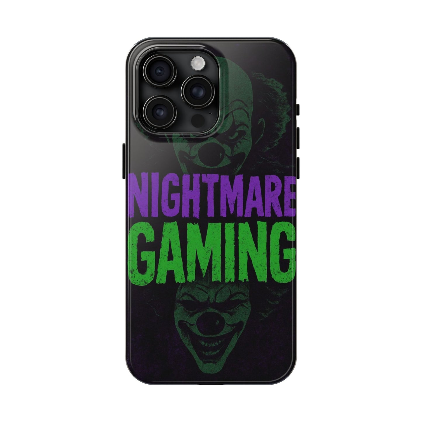 Nightmare Gaming Phone Cases, Tough Gaming Case, Halloween Phone Accessories, Geeky Gift, Horror Merchandise, Clown Design Cases