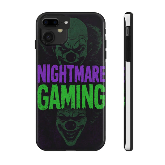 Nightmare Gaming Phone Cases, Tough Gaming Case, Halloween Phone Accessories, Geeky Gift, Horror Merchandise, Clown Design Cases
