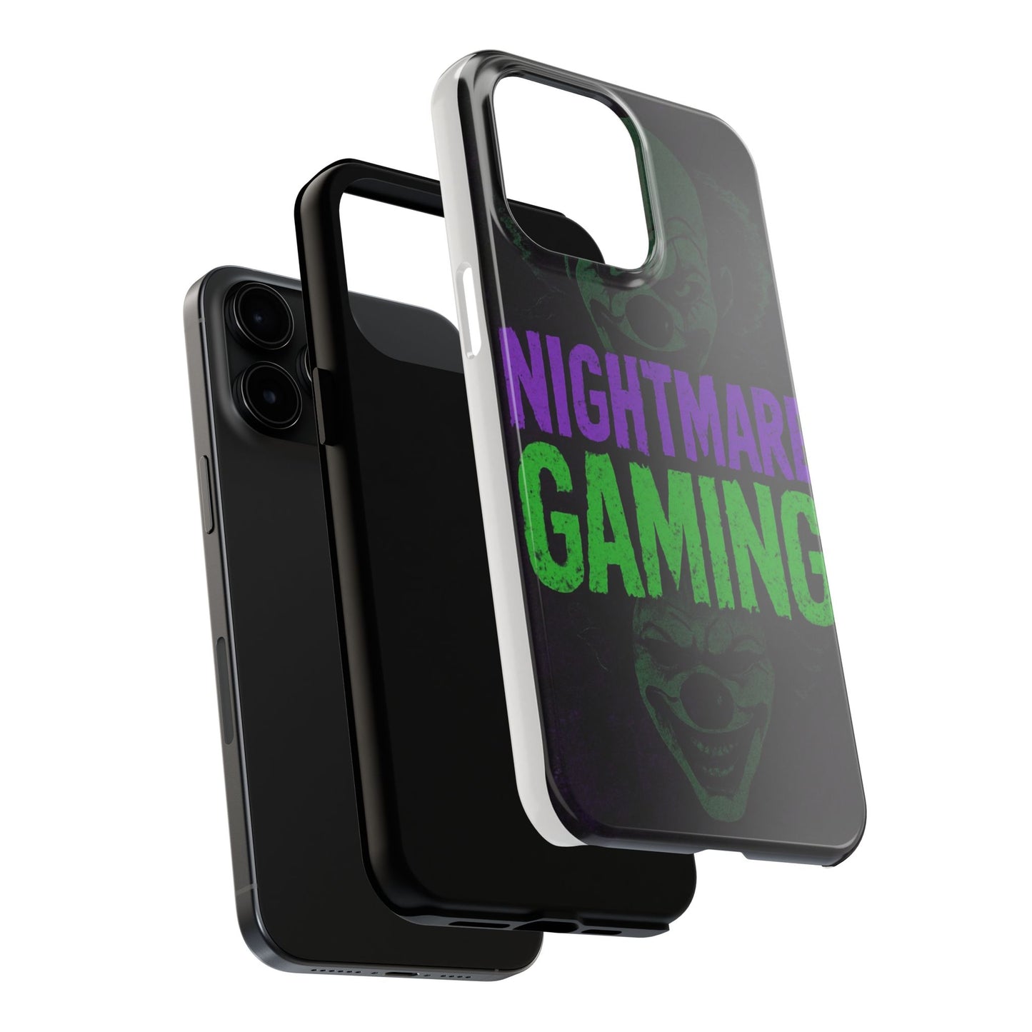 Nightmare Gaming Phone Cases, Tough Gaming Case, Halloween Phone Accessories, Geeky Gift, Horror Merchandise, Clown Design Cases