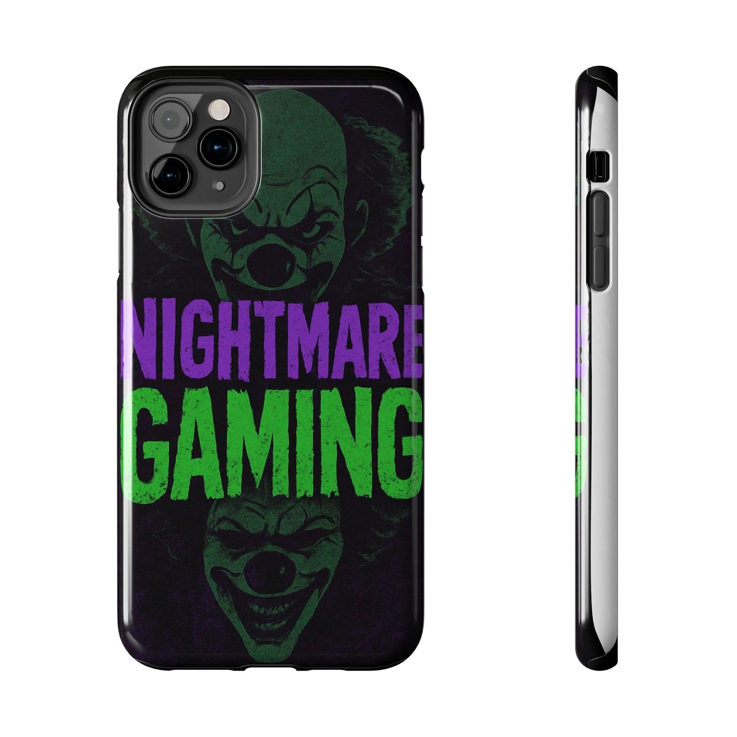 Nightmare Gaming Phone Cases, Tough Gaming Case, Halloween Phone Accessories, Geeky Gift, Horror Merchandise, Clown Design Cases
