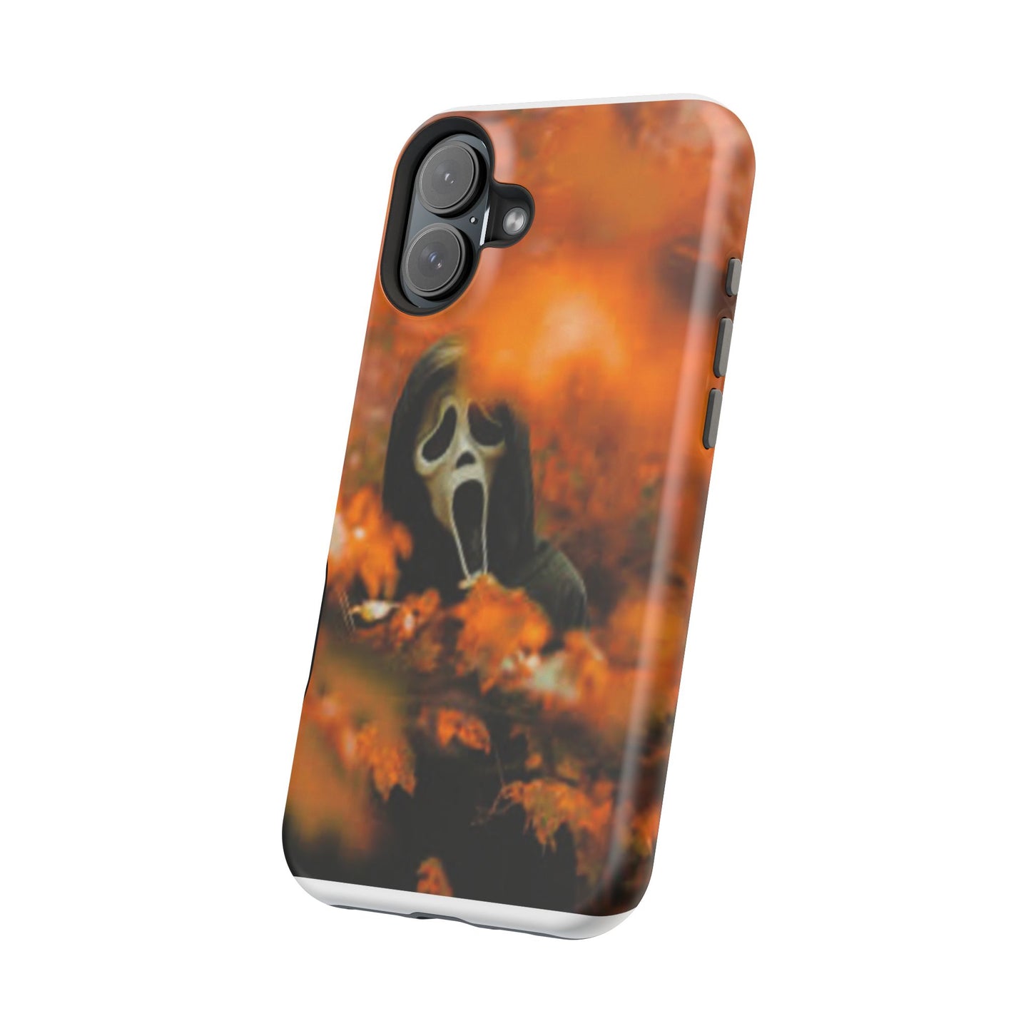 Unique Magnetic Phone Case, Halloween Gift, Horror Design, Protective Cover, Ghost Face Style, Fall Aesthetic