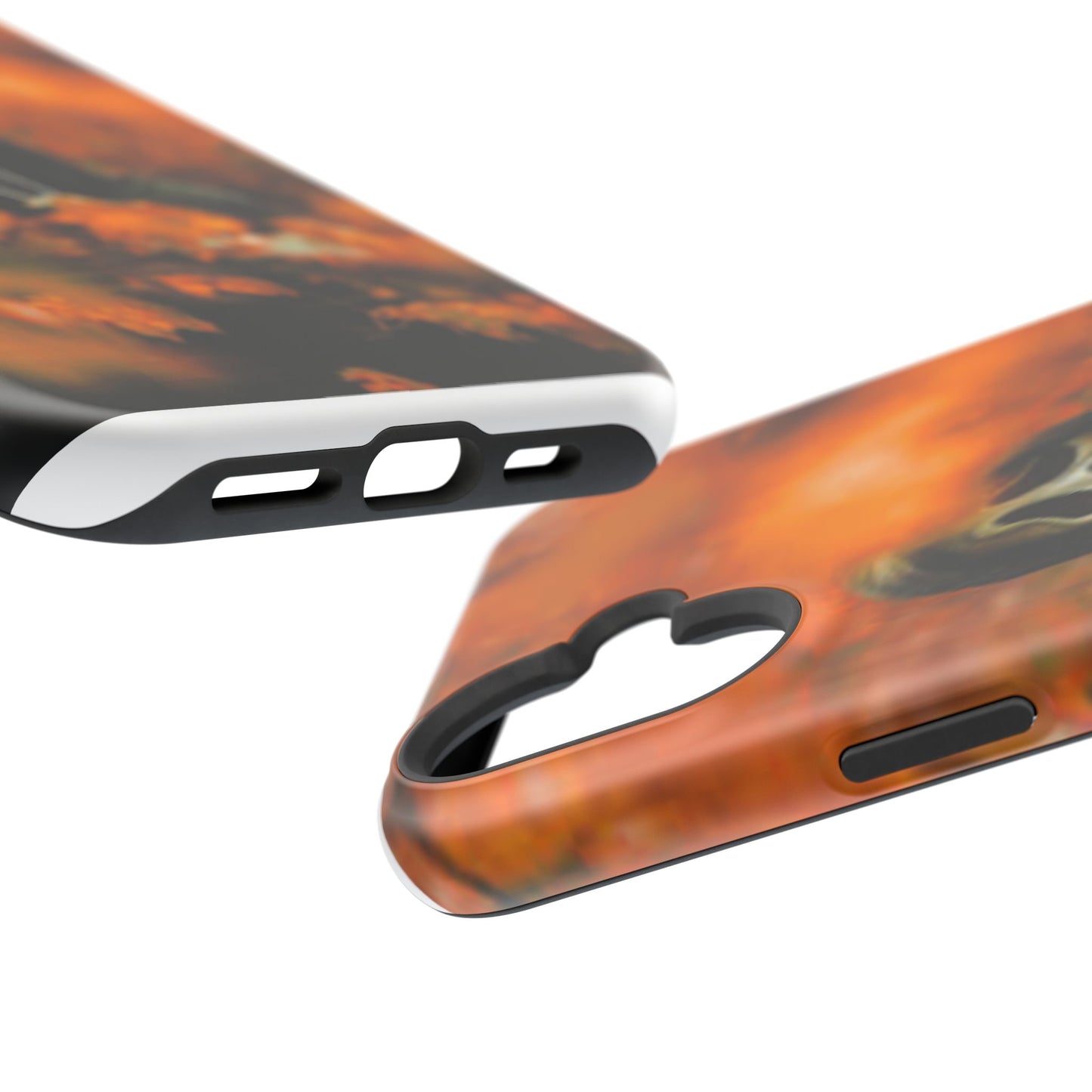 Unique Magnetic Phone Case, Halloween Gift, Horror Design, Protective Cover, Ghost Face Style, Fall Aesthetic