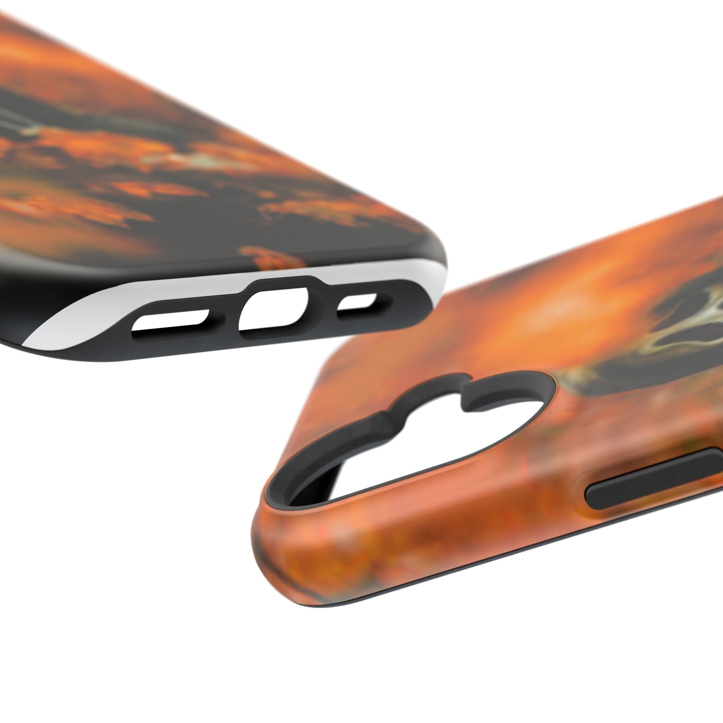 Unique Magnetic Phone Case, Halloween Gift, Horror Design, Protective Cover, Ghost Face Style, Fall Aesthetic