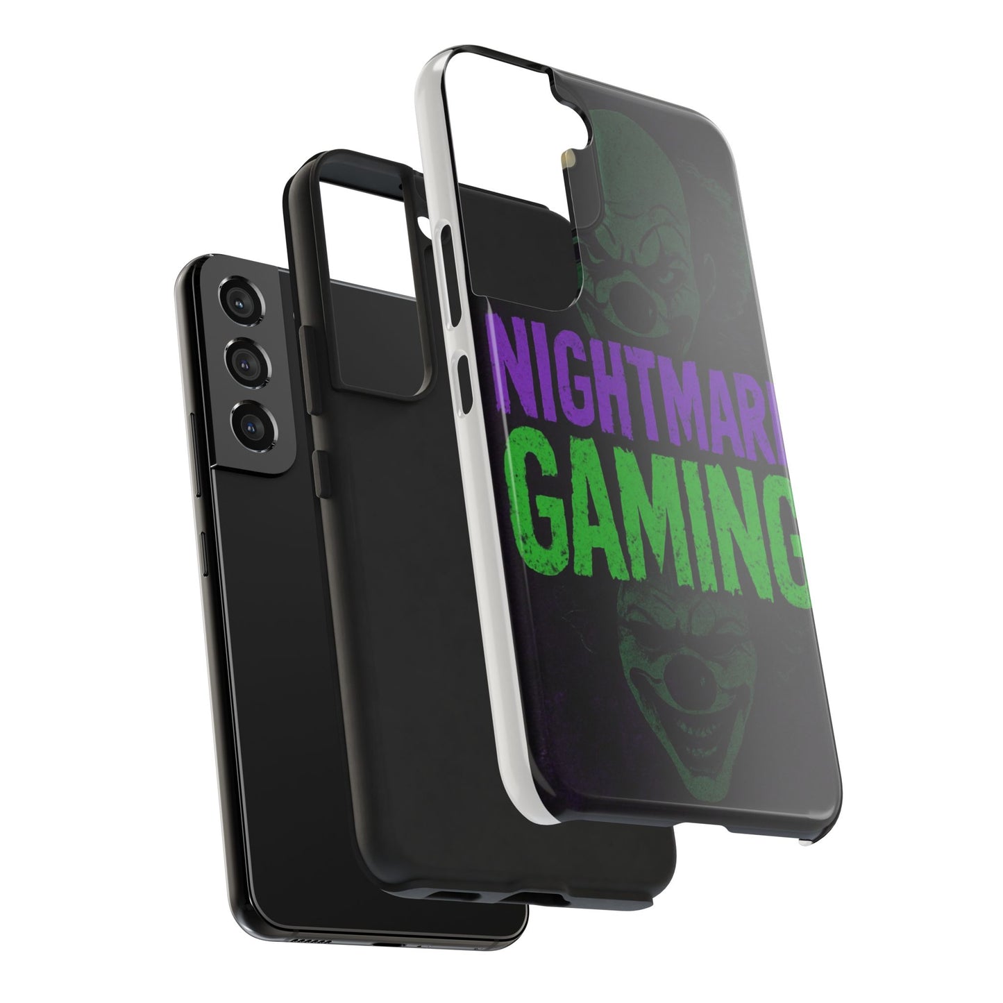 Nightmare Gaming Phone Cases, Tough Gaming Case, Halloween Phone Accessories, Geeky Gift, Horror Merchandise, Clown Design Cases