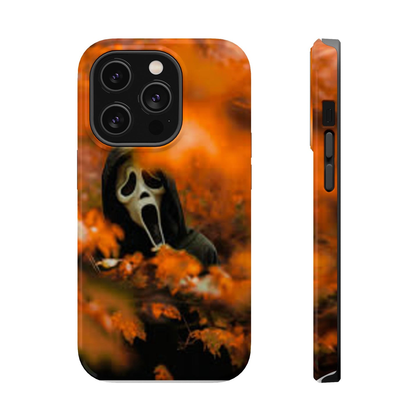 Unique Magnetic Phone Case, Halloween Gift, Horror Design, Protective Cover, Ghost Face Style, Fall Aesthetic