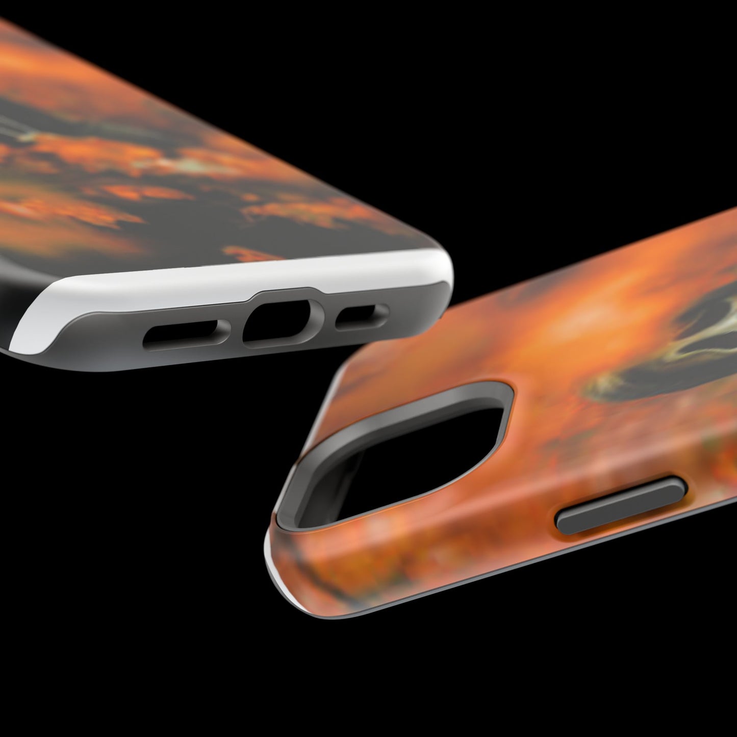 Unique Magnetic Phone Case, Halloween Gift, Horror Design, Protective Cover, Ghost Face Style, Fall Aesthetic