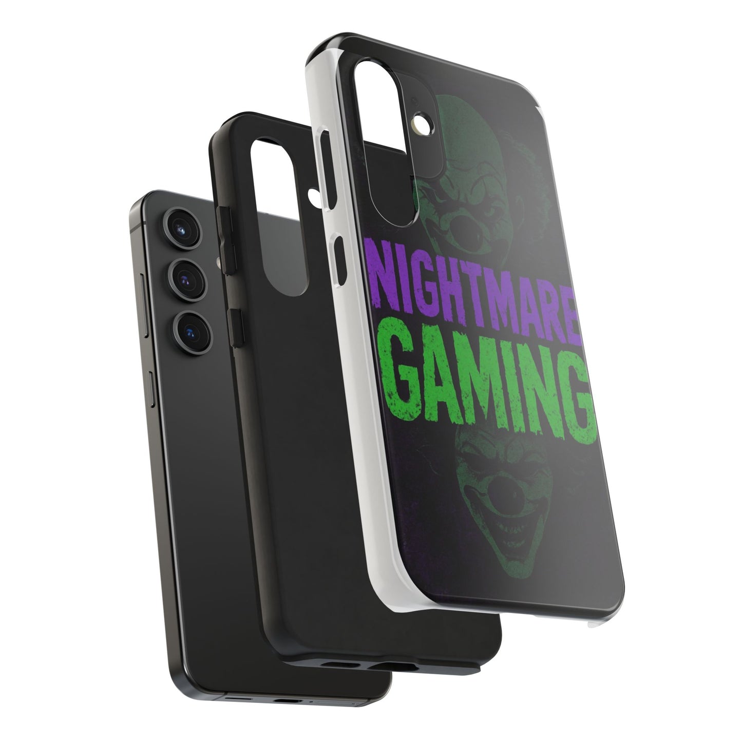 Nightmare Gaming Phone Cases, Tough Gaming Case, Halloween Phone Accessories, Geeky Gift, Horror Merchandise, Clown Design Cases