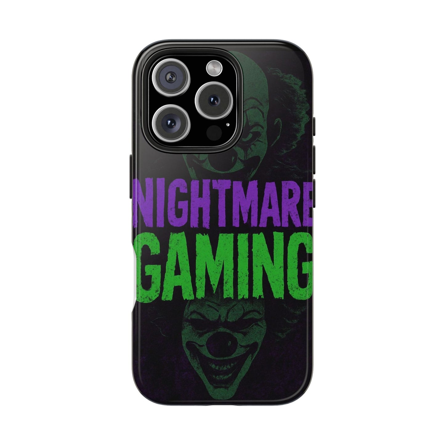 Nightmare Gaming Phone Cases, Tough Gaming Case, Halloween Phone Accessories, Geeky Gift, Horror Merchandise, Clown Design Cases