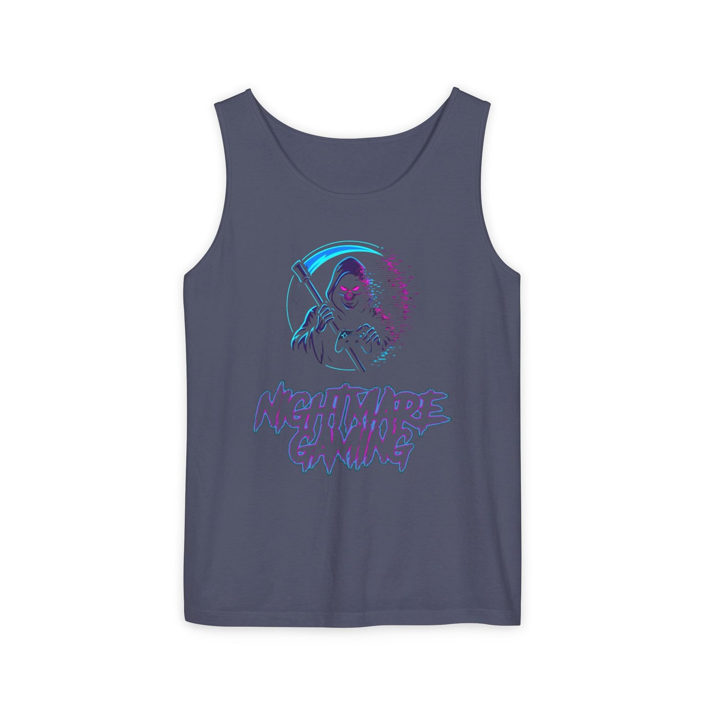 Nightmare Gaming Unisex Tank Top, Casual Wear, Gaming Apparel, Comfy Gym Top, Sleepwear, Summer Style, Unique Gift Idea